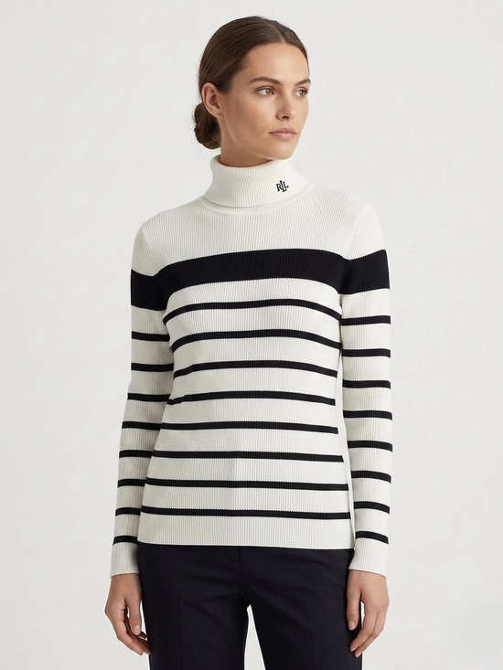 Lauren Ralph Lauren Sweaters - Lauren Ralph Lauren - Striped Turtleneck Sweater